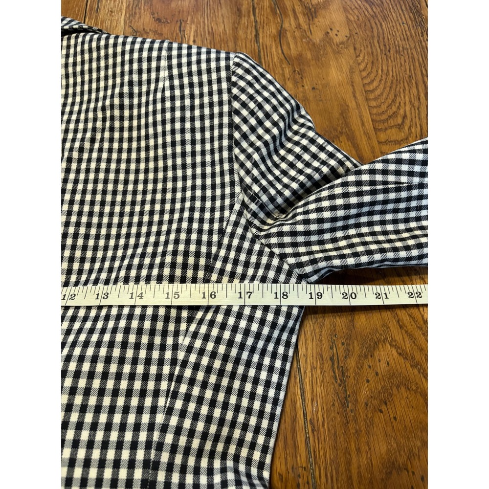 Ted Baker Reyhan Black & White Gingham Single Button Tailored Jacket size 2 - Picture 8 of 12
